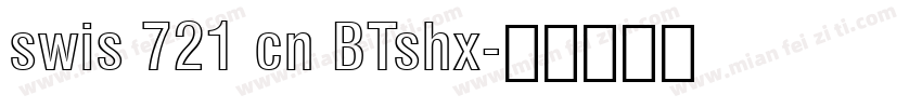 swis 721 cn BTshx字体转换
